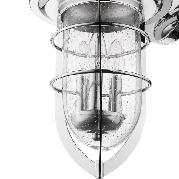 Homeroots Dylan 3-light Chrome Wall Light   398343