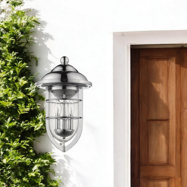 Homeroots Dylan 3-light Chrome Wall Light   398343