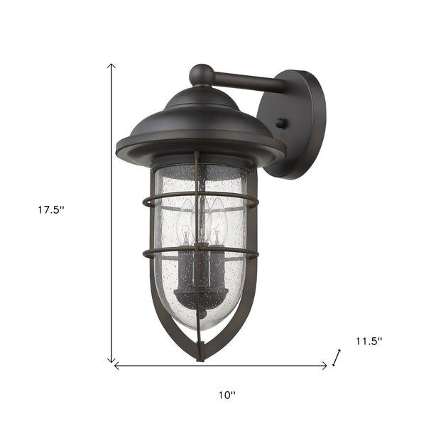 Homeroots Dylan 3-light Oil-rubbed Bronze Wall Light   398344