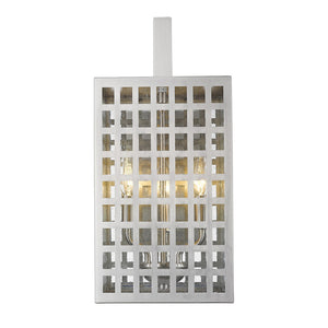 Homeroots Letzel 3-light Satin Nickel Wall Light   398348