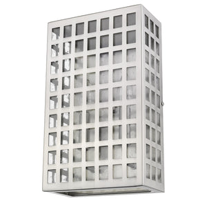 Homeroots Letzel 2-light Satin Nickel Ada Wall Sconce   398350