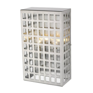 Homeroots Letzel 2-light Satin Nickel Ada Wall Sconce   398350