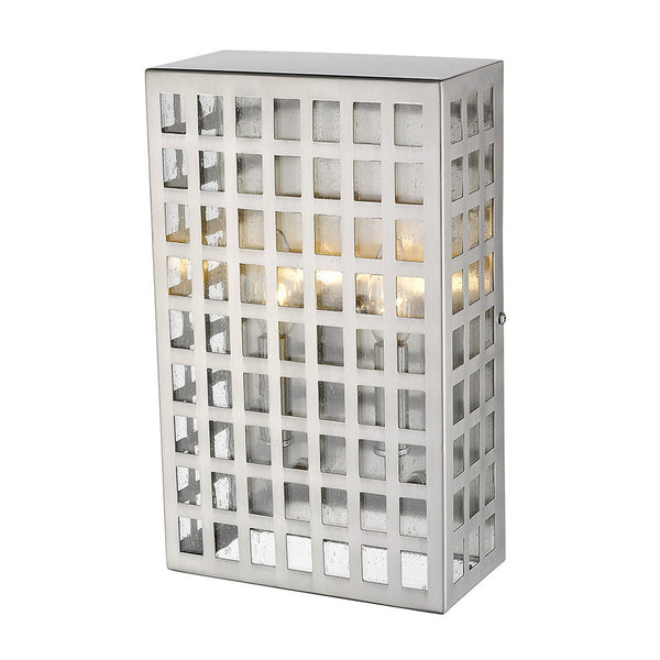 Homeroots Letzel 2-light Satin Nickel Ada Wall Sconce   398350