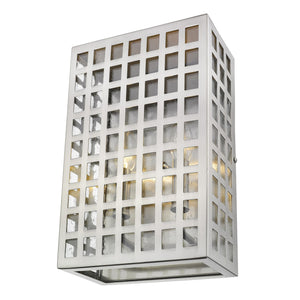 Homeroots Letzel 2-light Satin Nickel Ada Wall Sconce   398350