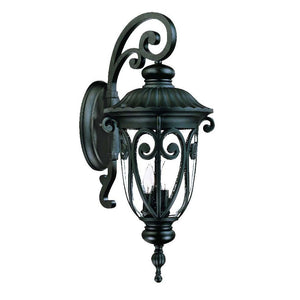 Homeroots Naples 3-light Matte Black Wall Light   398354