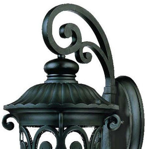 Homeroots Naples 3-light Matte Black Wall Light   398354