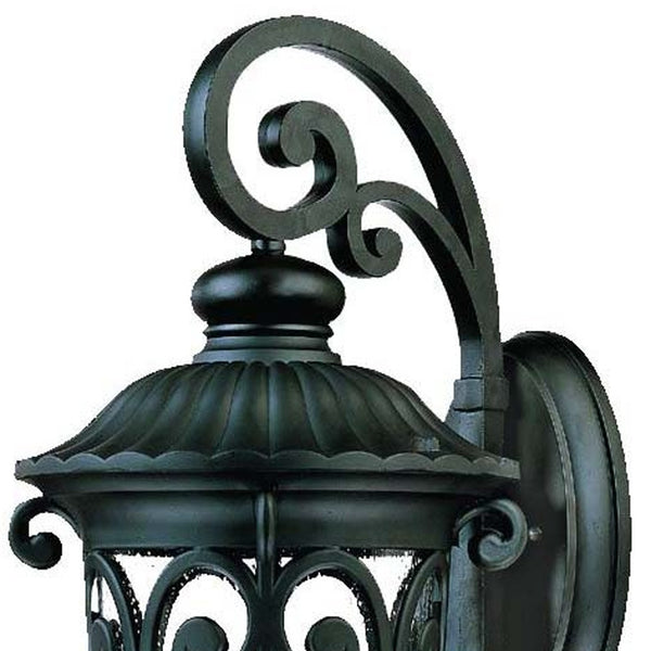 Homeroots Naples 3-light Matte Black Wall Light   398354