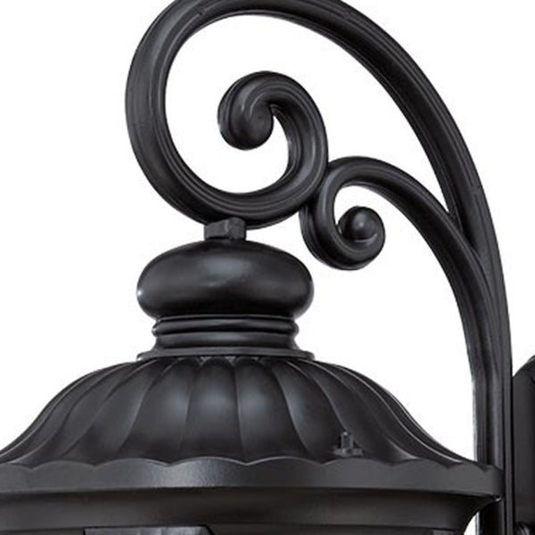 Laurens Triple Arm Matte Black Metal Sconce for Modern Hallway or Living Room