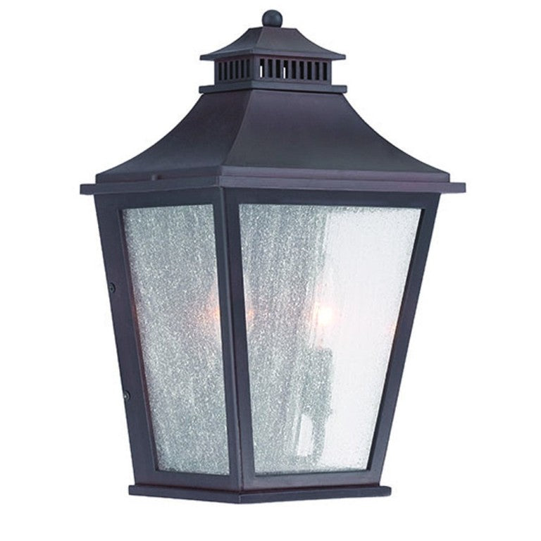 HomeRoots Black Seeded Glass Dimmable Dual Pendant Outdoor Hanging Light Fixture Set 398360