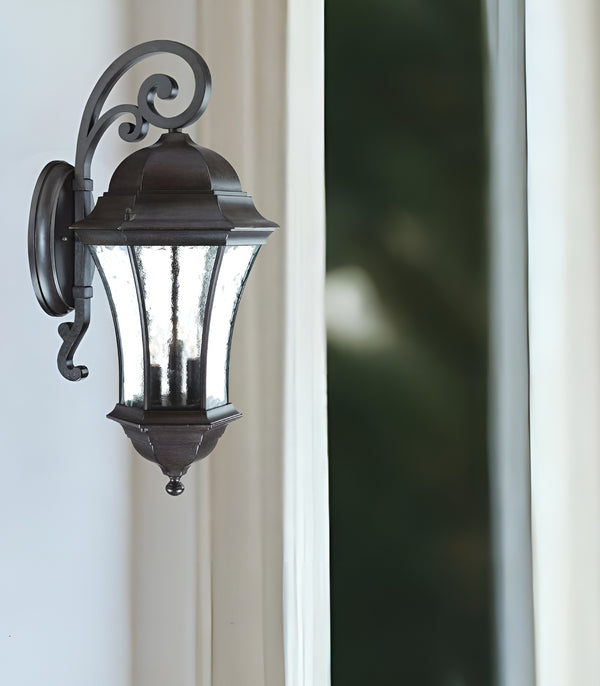 Homeroots Waverly 3-light Black Coral Wall Light   398366