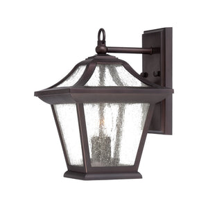 Homeroots Xl Antique Bronze Birdhouse Shape Outdoor Wall Light   398367