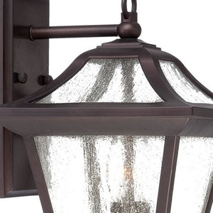 Homeroots Xl Antique Bronze Birdhouse Shape Outdoor Wall Light   398367