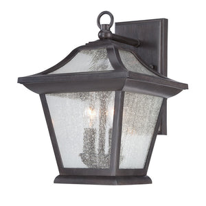 Homeroots Xl Matte Black Birdhouse Shape Outdoor Wall Light   398368