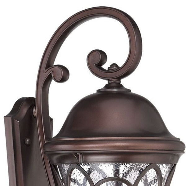 Xl Bronze Tapered Goblet Sconce Elegant Metallic Wall Fixture for Living Spaces