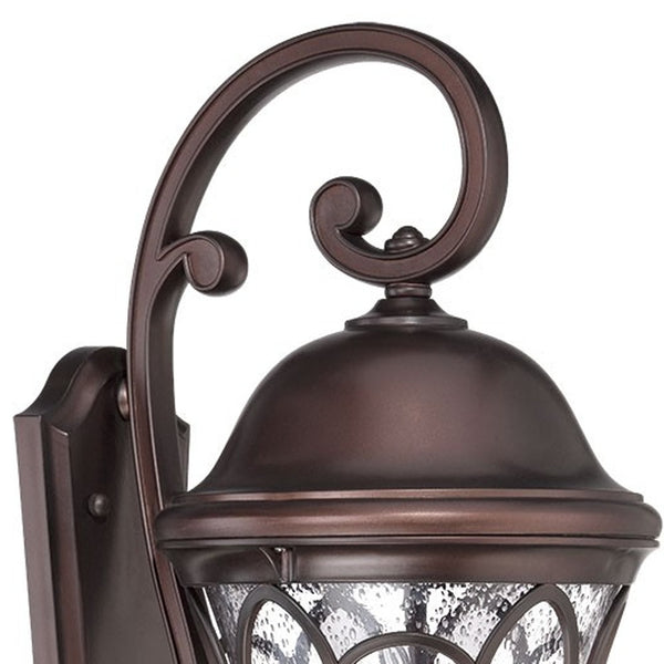Homeroots Xl Bronze Tapered Goblet Wall Light   398370