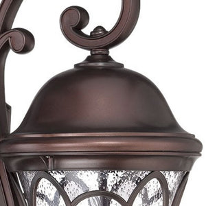 Homeroots Xl Bronze Tapered Goblet Wall Light   398370