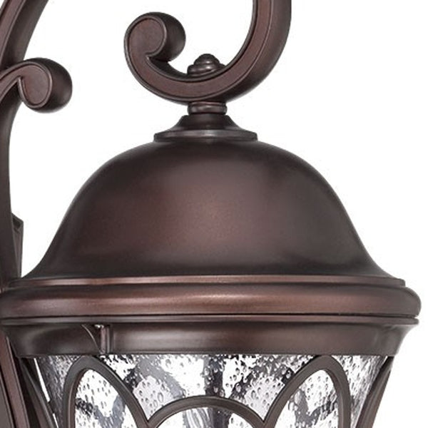 Homeroots Xl Bronze Tapered Goblet Wall Light   398370