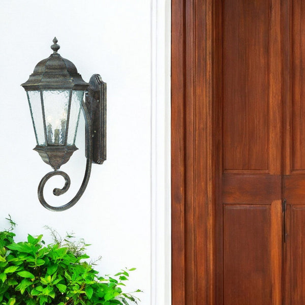 Homeroots Telfair 3-light Black Coral Wall Light   398398