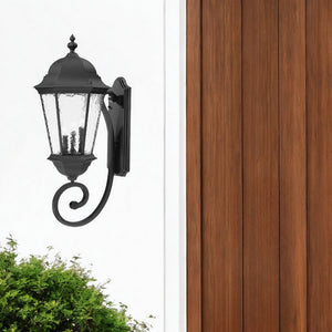 Homeroots Telfair 3-light Matte Black Wall Light   398399