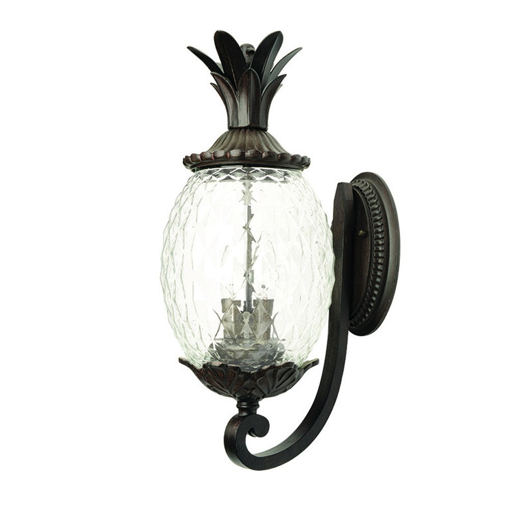 Homeroots Lanai 3-light Black Coral Wall Light   398405