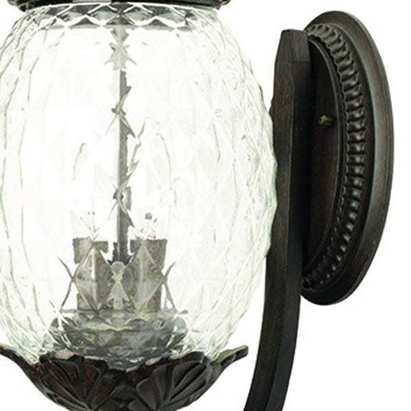 Homeroots Lanai 3-light Black Coral Wall Light   398405