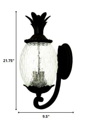 Homeroots Lanai 3-light Matte Black Wall Light   398406