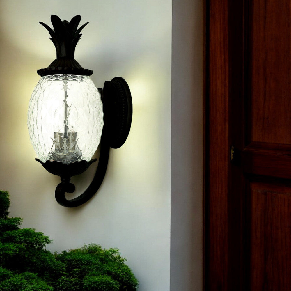 Homeroots Lanai 3-light Matte Black Wall Light   398406