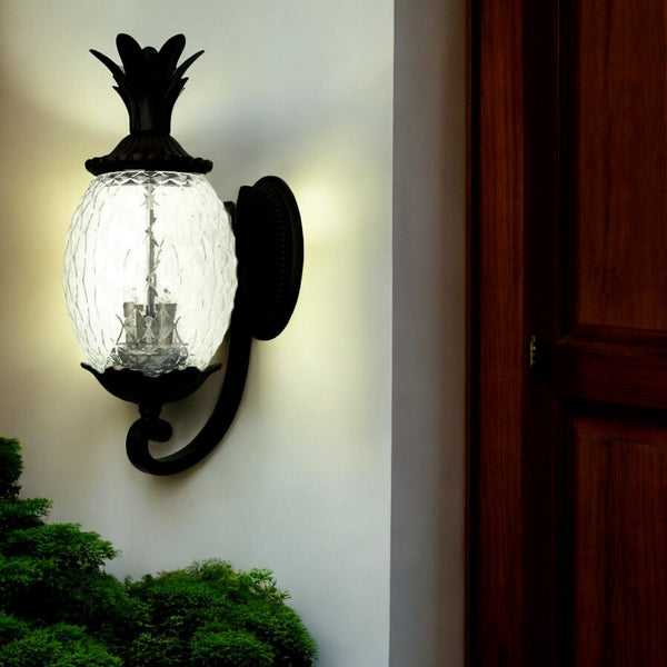 Homeroots Lanai 3-light Matte Black Wall Light   398406