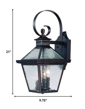 Homeroots Bay Street 3-light Architectural Bronze Wall Light   398413