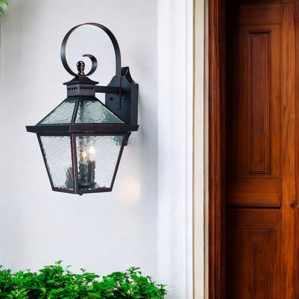 Homeroots Bay Street 3-light Architectural Bronze Wall Light   398413