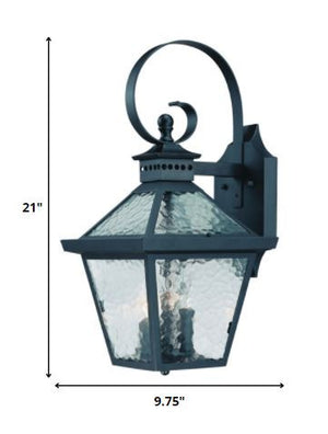 Homeroots Bay Street 3-light Matte Black Wall Light   398414