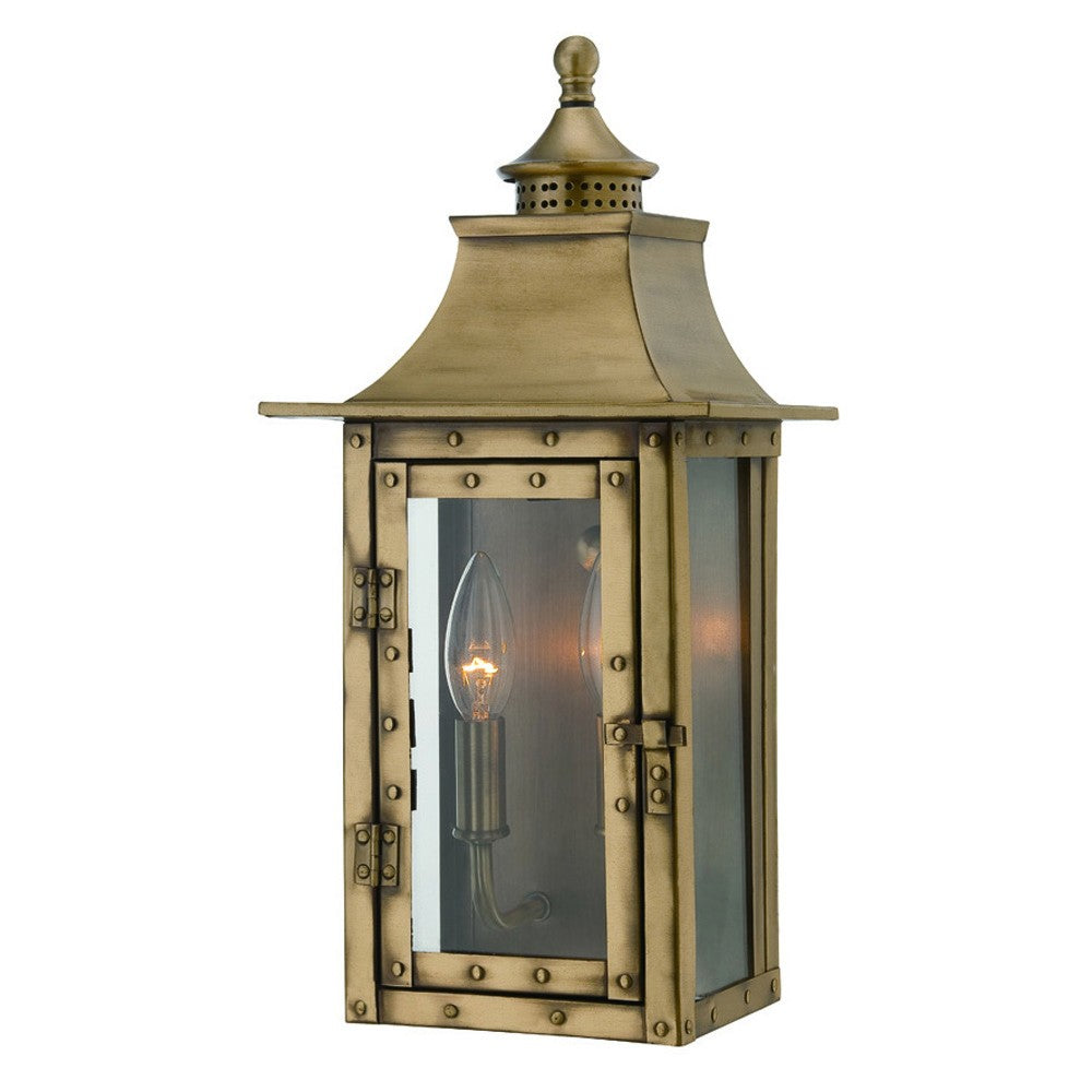 Homeroots St. Charles 2-light Aged Brass Wall Light   398415
