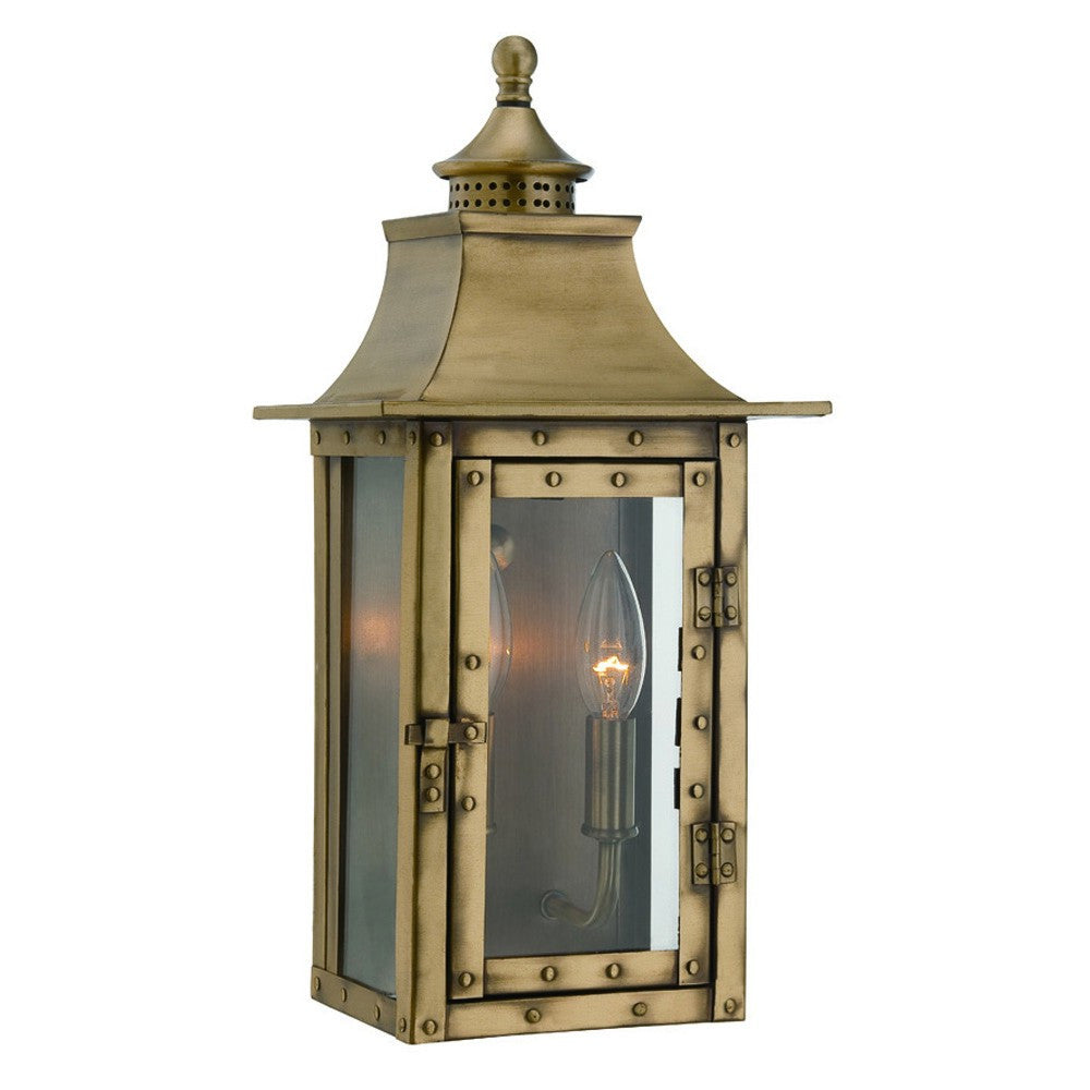 Homeroots St. Charles 2-light Aged Brass Wall Light   398415