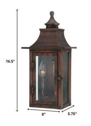 Homeroots St. Charles 2-light Acopper Patina Wall Light   398416