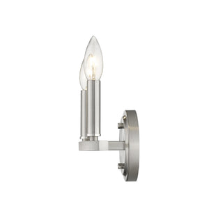 Homeroots Two Light Silver Wall Sconce   398439