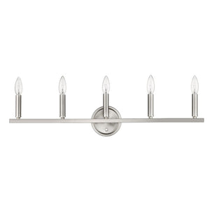 7 Inch Metal Vanity Flush Mount Sconce Wall Light for Elegant Bathroom Lighting Decor