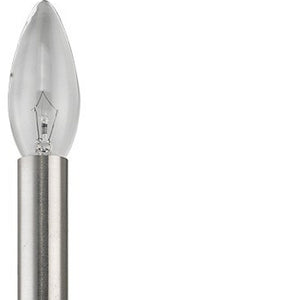 Homeroots Minimalist Silver Wall Sconce   398445