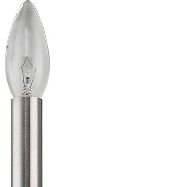 Homeroots Minimalist Silver Wall Sconce   398445