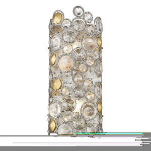 Homeroots Vitozzi 2-light Antique Silver Leaf Sconce   398447