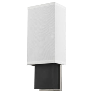 Homeroots Rectangular Wall Sconce With Linen Fabric Shade   398450