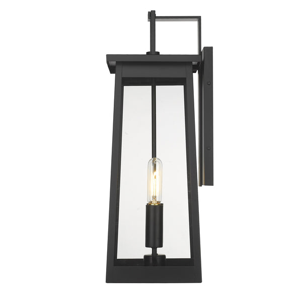 Homeroots Alden 2-light Matte Black Wall Light   398456