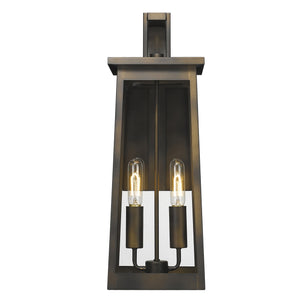 Homeroots Alden 2-light Oil-rubbed Bronze Wall Light   398457