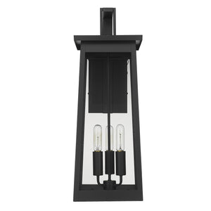 Homeroots Alden 3-light Matte Black Wall Light   398458