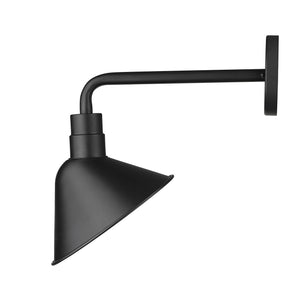 Homeroots Fuller 1-light Matte Black Wall Light   398462