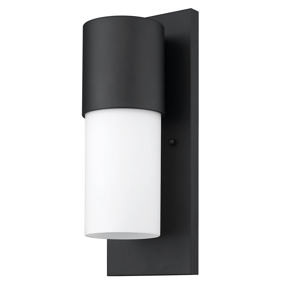Homeroots Contemporary Matte Black And White Wall Light   398467