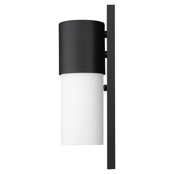 Homeroots Contemporary Matte Black And White Wall Light   398467