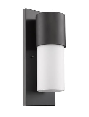 Homeroots Contemporary Antique Bronze And White Wall Light   398469