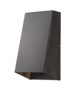 Homeroots Antique Bronze Geometric Wall Sconce   398473