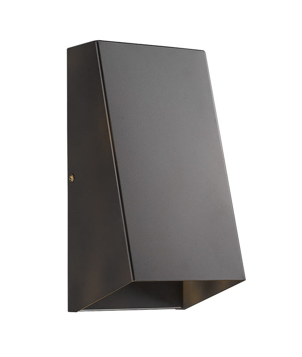 Homeroots Antique Bronze Geometric Wall Sconce   398473