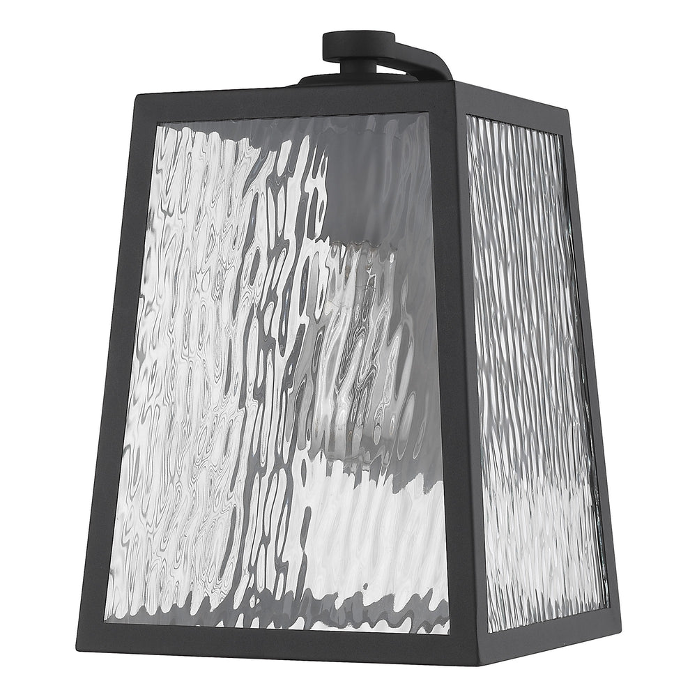Homeroots Hirche 1-light Matte Black Wall Light   398477